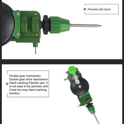 Powerful Manual Drill DIY Woodworking Hand Drill DIY Tool Hand Drill Woodworking Multifunctional DIY Tool Teaching Supplies