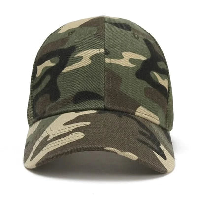 Fashion Camouflage Baseball Hats for Men and Women Summer Hats Outdoor Sports Sunshade Net Hats Curved brimmed Hats Sunscreen Ha
