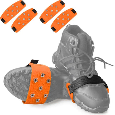 Shoe Spike Winter Winter Velcro Ice Claw Outdoor Climbing Snow Mountain and Snow Ground Anti slip Adjustable