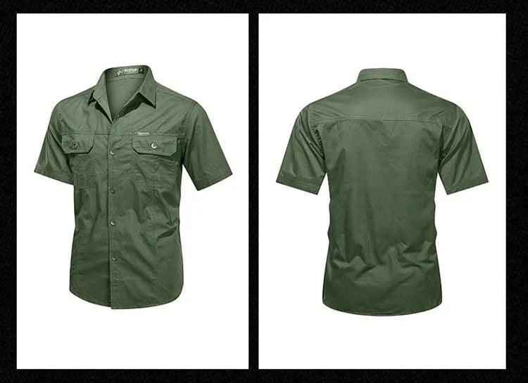 Men's thin short sleeved shirts Summer