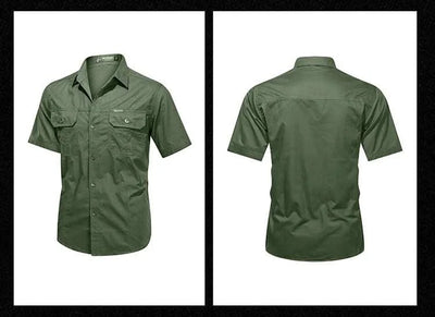 Men's thin short sleeved shirts Summer