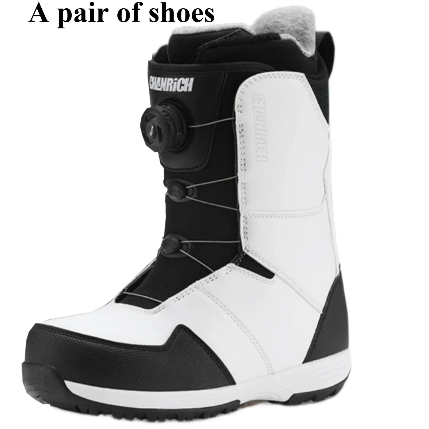 1 Pair Men's Professional Ski Shoes SkiING Enthusiasts Snow Boots Ultimate Grip Unparalleled Comfort High Performance Footwears