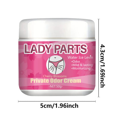 50g* Women's Care Cream Contains Glycerin, Mineral Oil, Gently Deodorizes and Cleanses the Body's Skin, Maintains Refreshing and Moisturizing, Cares for the Skin, and Daily Use