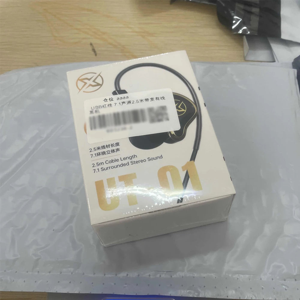 USB Gaming Headphones 7.1 Surround Sound Wired Headset with Microphone Noise Cancelling Earphone for PC Computer PS4 PS5 Laptop