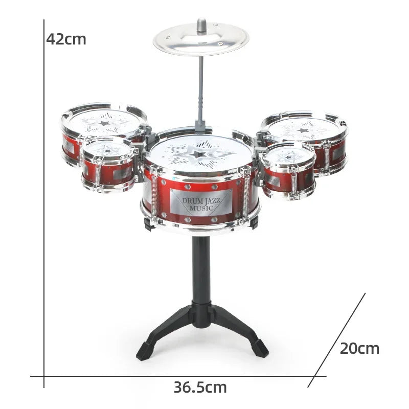 Drum sets for children beginners children's toys dynamic jazz drums for western percussion instrument