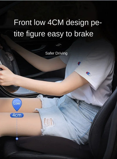 Car Booster Seat Cushion For Driver Hip Pain Raised Memory Foam Height Seat Protector Washable Cover For Short People Pad Mats