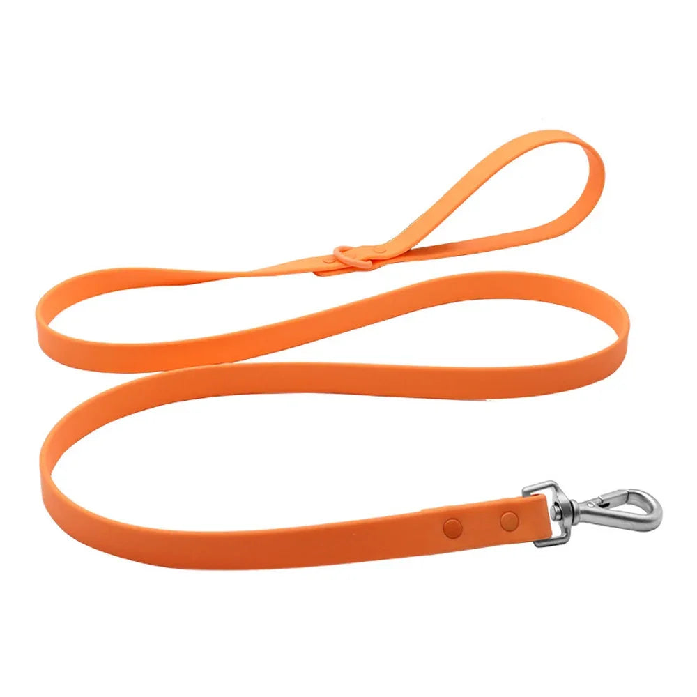 1.5m Candy Color PVC Waterproof Dog Leash Traction Lead Rope Outdoor Medium Pet Leashes - Elanique