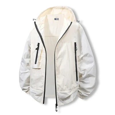 Summer Hooded Jacket Men Women Sun Protection Clothing Fishing Hunting Clothes Quick Dry Skin Windbreaker