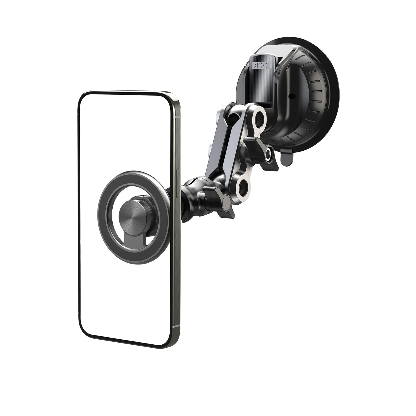 Magsafe Car Phone Mount Video Recording Universal Magic Arm Suction Magnetic Car Phone Holder Mount s Vlog ShootingColor