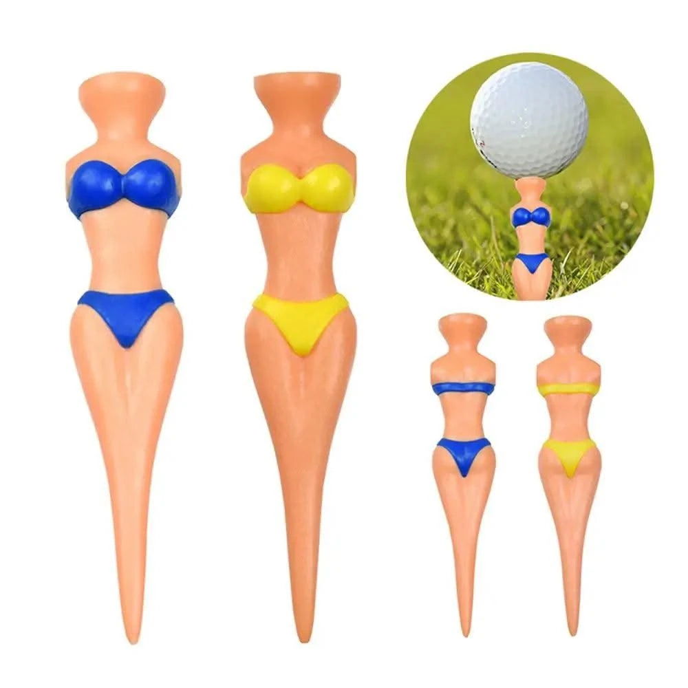 5 Pcs/Lot Women Ball Holder Lady Model Outdoor Golf Tees Golf Training Golf  Accessories Clubs Tee