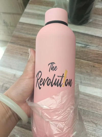 Personalized Stainless Steel Drinkware - 500ml Wine Tumbler with Lid - Custom Bridesmaid Gift - Wedding Party Favors - Insulated