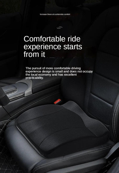 Car Booster Seat Cushion For Driver Hip Pain Raised Memory Foam Height Seat Protector Washable Cover For Short People Pad Mats