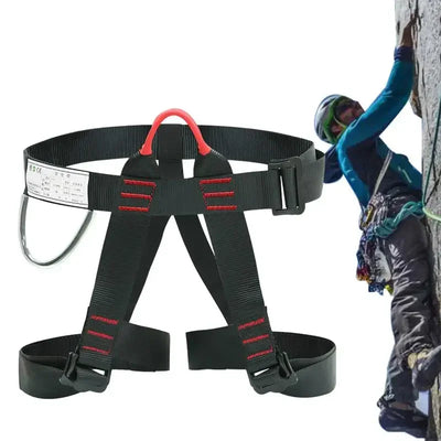 Outdoor Harness Sports Rock Climbing Half-Body Safety Protection Equipment Waist Support Aerial Survival Mountain Tools