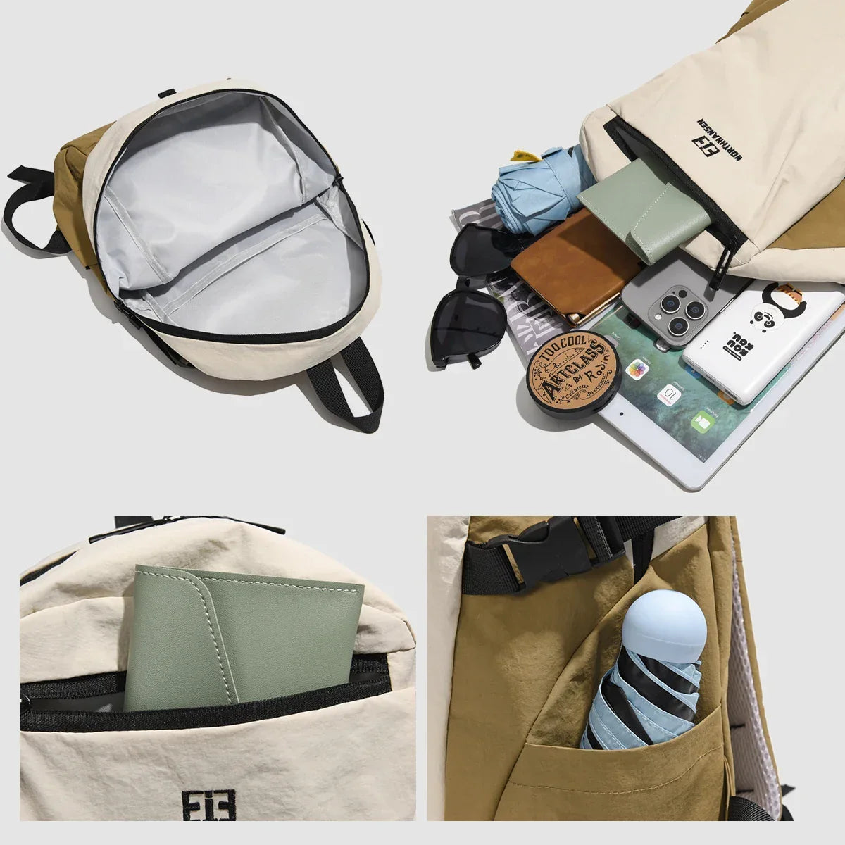 Backpack Women's Outdoor Professional Mountaineering Bag Men's Sports Small Backpack Travel Hiking Climbing Travel Bag Student S