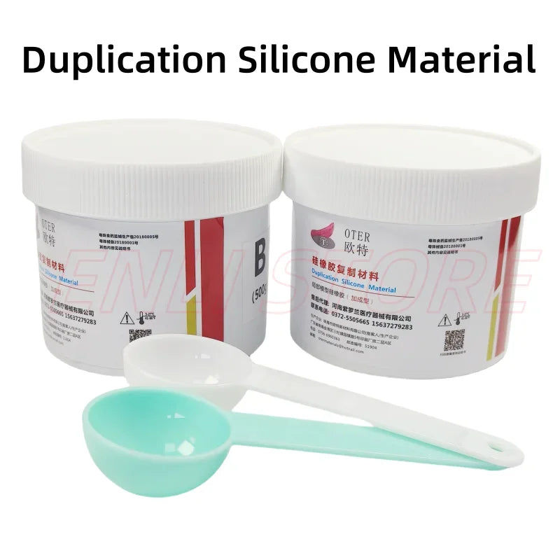 Dental Laboratory OTER Addition-cure Silicone Rubber Kit precise impression taking in dental prosthetics 500g+500g