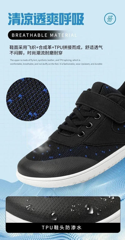 Kids Wide Barefoot Shoes Boys Girls Minimalist Sneakers Lightweight Non Slip Natural Children Walking Shoes Skate Flat