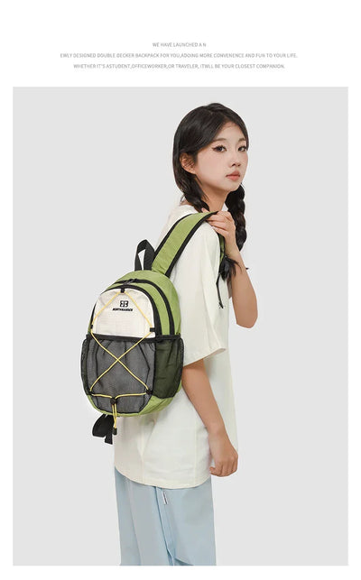 Outdoor leisure and sports backpacks. They are lightweight backpacks suitable for travel, cycling, hiking, and mountaineering, w