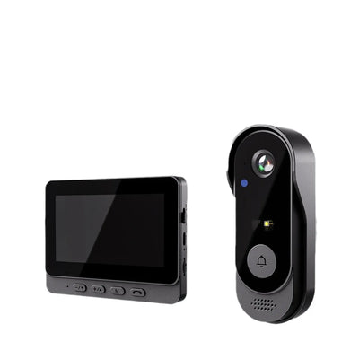 Smart Video Doorbell Outdoor Waterproof Intercom Doorbell Infrared Night Vision Audio Real-Time Monitoring Security Camera