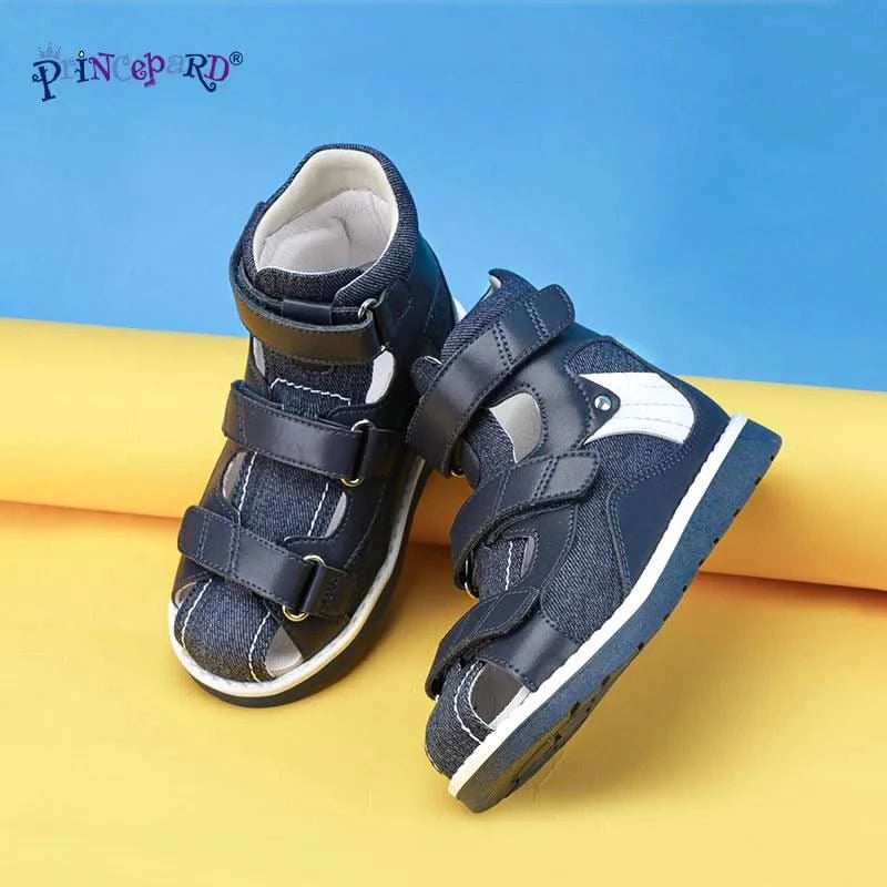 Orthopaedic Sandals for Kids and Toddlers | Children's Corrective Shoes for Flat Feet, Tiptoe Walking, High-Top Ankle Support