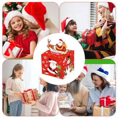 Fun Christmas Gift Box Christmas Money Box Cake Cupcake Muffin Box Party Cash Box for Christmas Packing Decor