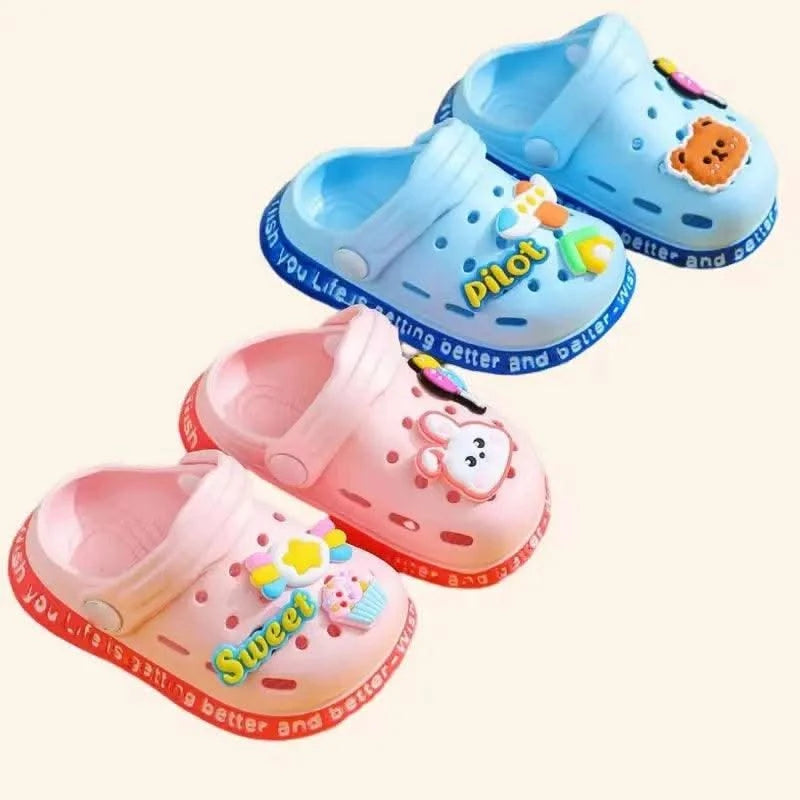 Soft Anti-Skid Cartoon Design Hole Sandals |Children's Shoes | Summer Wear For Boys Girls | Kids Shoes/Slippers | Baby Shoes