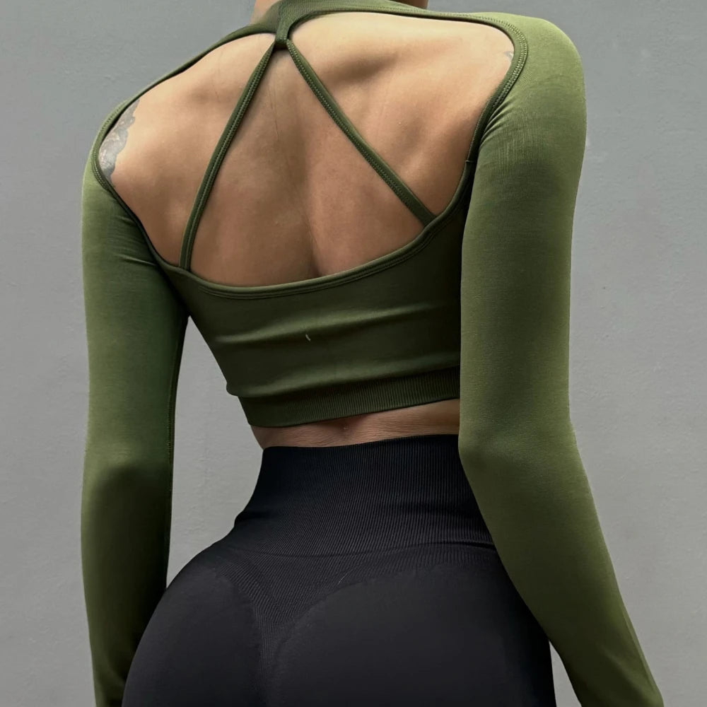 Women's Long Sleeve Seamless Top