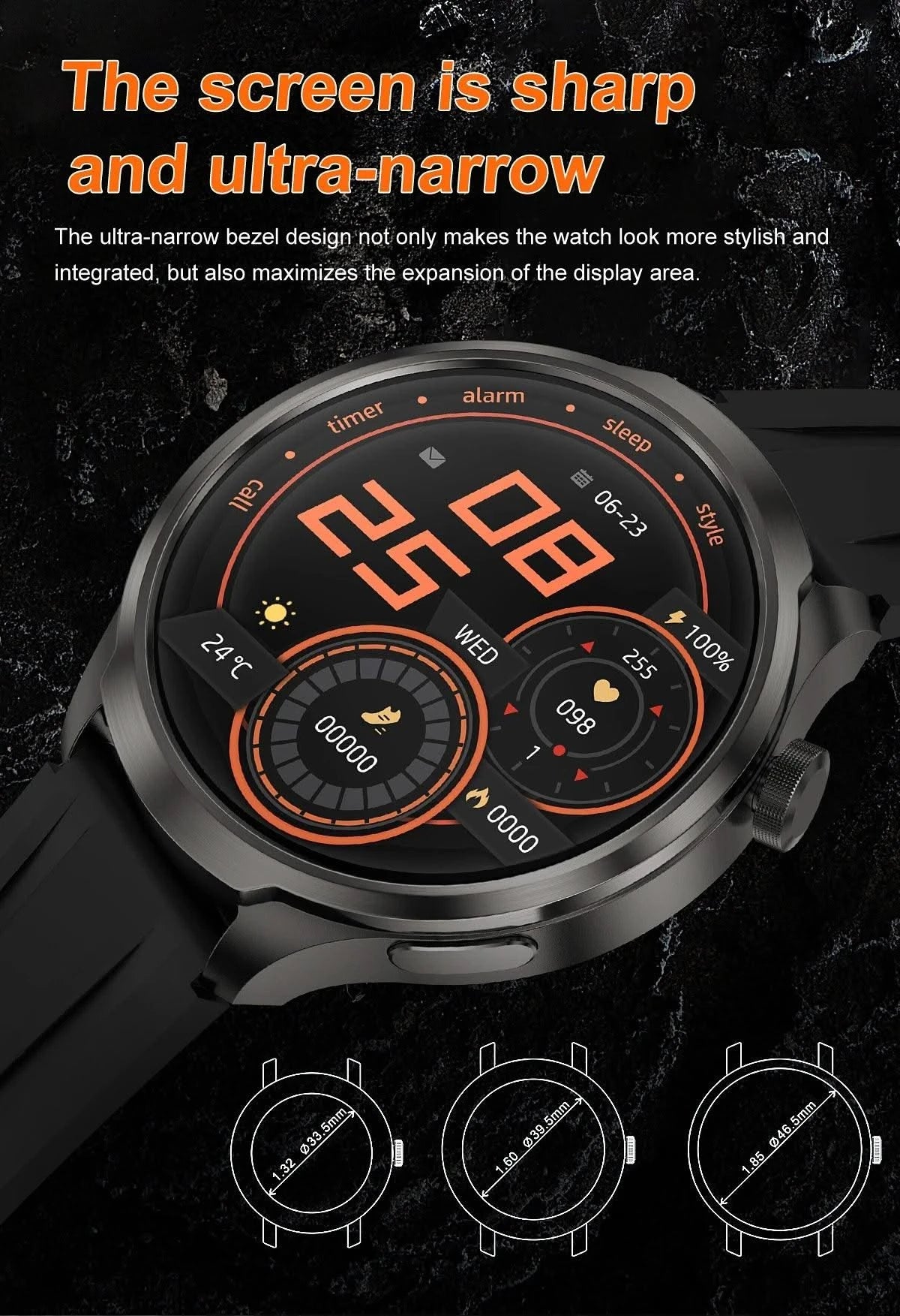 2025 New For HUAWEI High-end Sports Smart Bracelet Men GPS NFC 1.85 AMOLED Screen Compass Waterproof Bluetooth Call Smartwatches