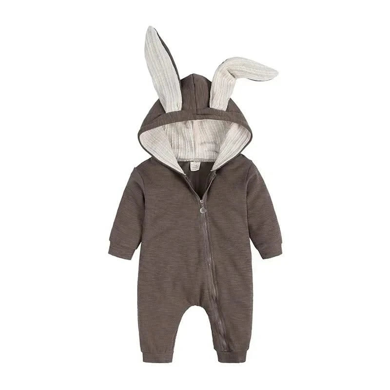 Cute Rabbit Ears Hooded Baby Rompers/Jumpsuit  Costume |Infant Baby Outfits Boys Girls  Newborn Clothing