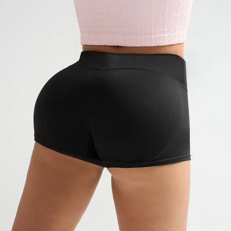 Women Sports Biker Shorts Lift Butt Fitness Yoga Short Pants Training Fitness Suit for Gym Stadium Run and Exercise 1pc