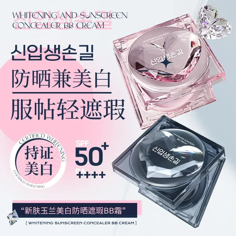 Whitening Sunscreen Air Cushion BB Cream Concealer Waterproof Sweatproof 50x Sunscreen Foundation