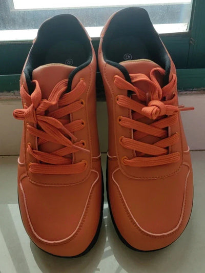 ZZFABER Leather Barefoot Shoes Soft Minimalist Sneakers for Women Men Casual Shoes Unisex Sneakers