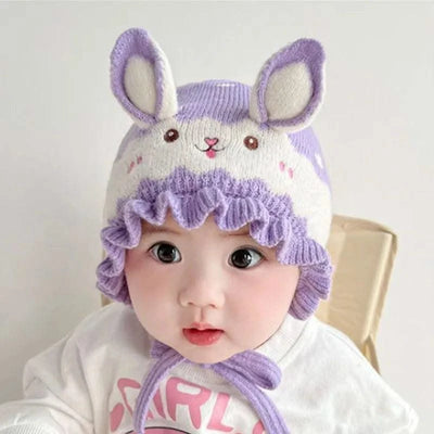 Cosy Bonnet Rabbit Baby Hat With Ears  |Winter | New-born, Boys, Girls,  Infant, Toddler Cap |Beanies Soft Ear Protection