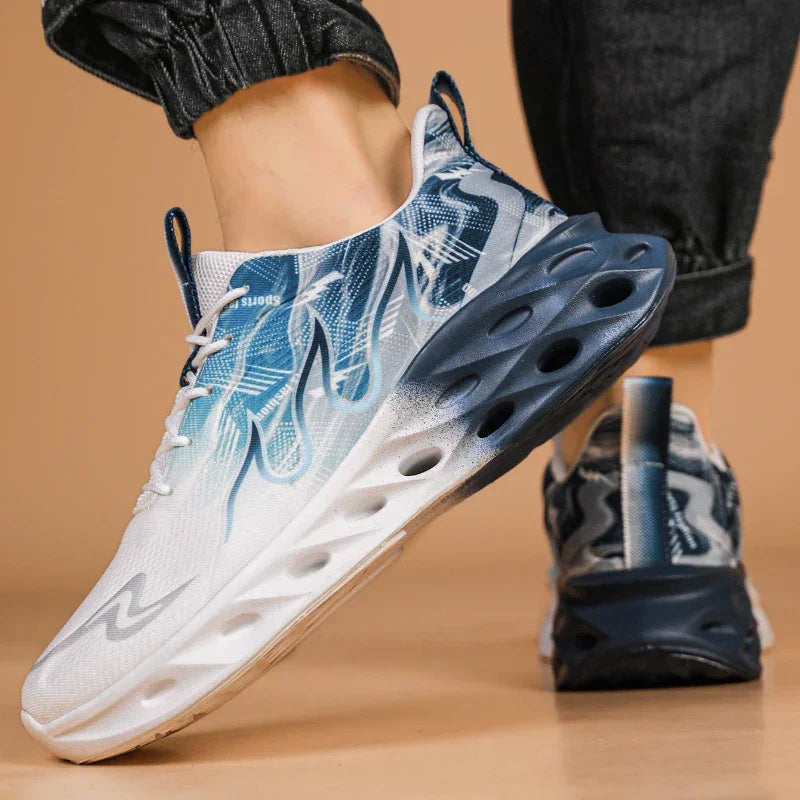 Mens Athletic Shoes Lightweight Breathable Running Sneakers Comfortable Trainers Non Slip Walking Shoes Men Sports Footwear