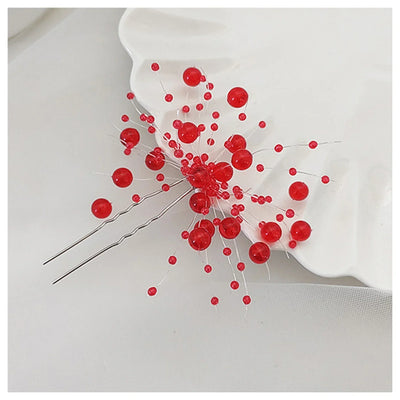 Fashion Crystal Wedding Hairpin Hair Accessories U-shaped Hairpins Bridal Hair Jewelry Rhinestone Women Hair Clips Headpieces