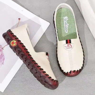 Orthopedic shoes for woman wide foot slip on loafers elderly women flat moccasins new nurse doctor comfort womens orthotic shoes