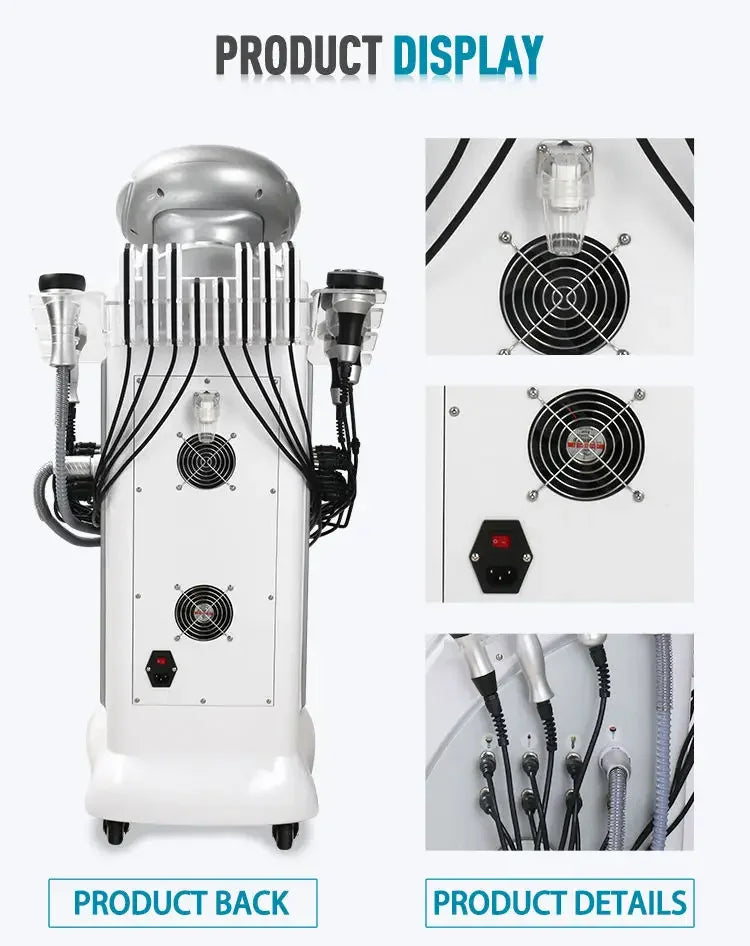 Professional 80K Cavitation Vacuum Bipolar RF for Face Slimming and Firming Beauty Machine