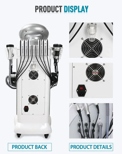 Professional 80K Cavitation Vacuum Bipolar RF for Face Slimming and Firming Beauty Machine