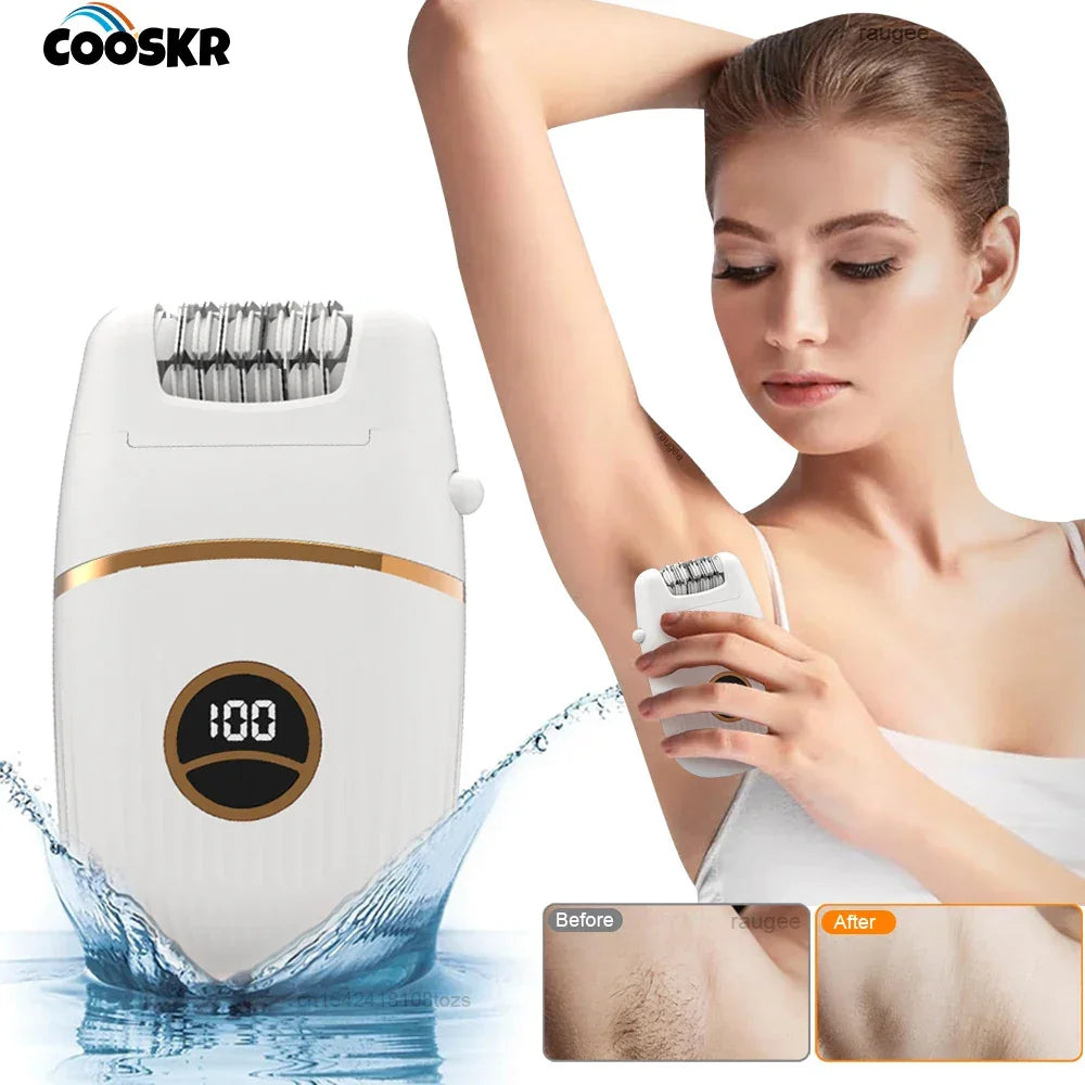 Electric Razors for Women Mini Portable Shaver Bikini Trimmer for Body Leg Arms Armpit Hair Removal Painless Electric Epilator