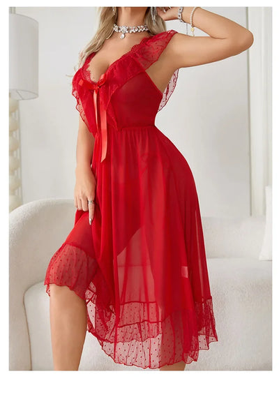 Women's Sexy Lingerie Nightgown Sleepwear