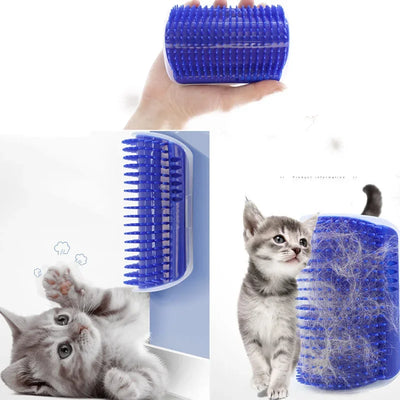 Cat Massage Tool Pet Hair Removal Massage Comb Wall Corner Self Cat Comb Brush Rubs The Face With A Tickling Comb Pet Supply