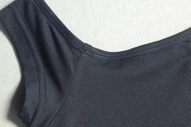 Women Sexy Dresses Summer 2025 Solid Color Sexy Slant Collar Midi Irregular Evening Dress Luxury Elegant Splicing Dress Vestidos