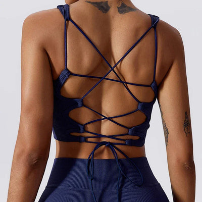 Fitness Yoga Pants Set Sports Bra For Women