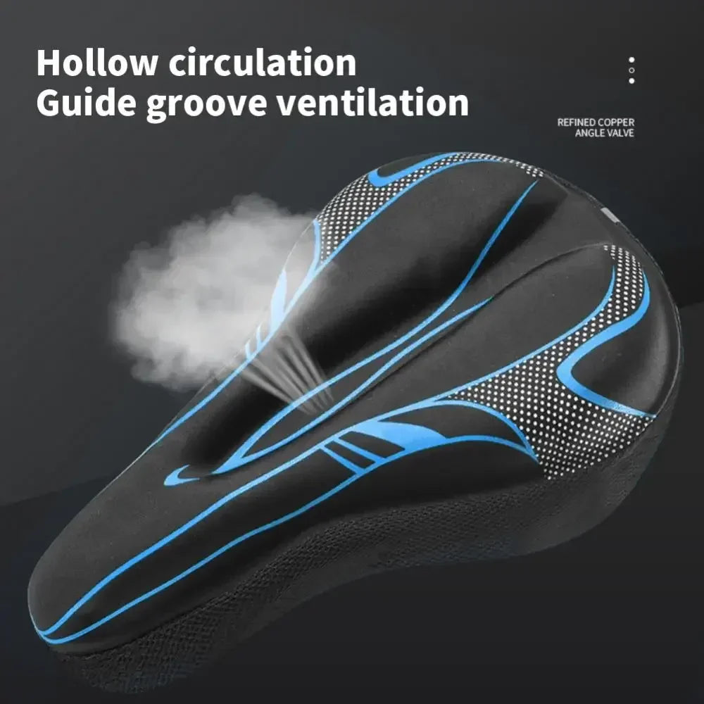 3D Bicycle Saddle Cover Accessories for Mountain Bike Men and Women Gel Soft Bicycle Seat Cover Parts Cycling Sports