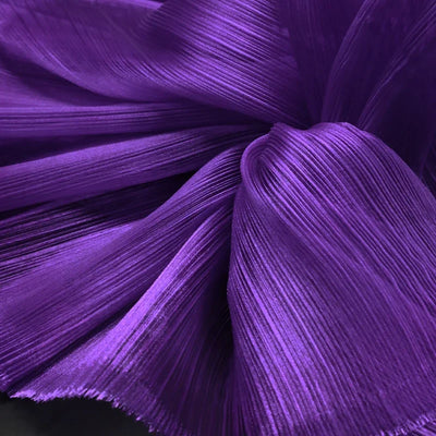 Bright Wrinkled Texture Organza Fabric for Wedding Decoration Background Yarn Floral Design Plastic Fabrics Cloth Diy Sewing