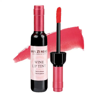 Wine Bottle Lip Stains Kit Wine Bottle Lip Gloss Set 6 Colors Wine Lip Stain Mini Matte Wine Bottles Lip Sticks Tint