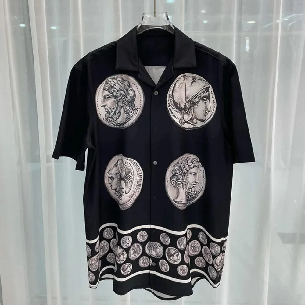 Summer Short Sleeved Shirt men's