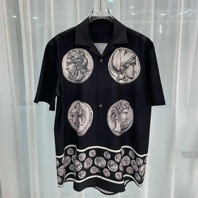 Summer Short Sleeved Shirt men's