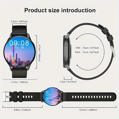 2025 Smartwatch Round AMOLED Display reloj hombre Wireless Bluetooth Smart Watches For Men Women Sleep Monitor For ios Android