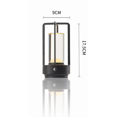 Lantern/lantern Modern Design USB LED Table Lamp Touch Switch Night Light With Rechargeable Battery for Restaurant Hotel Use