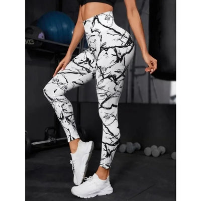 Women Tie Dye Leggings Fitness Sports